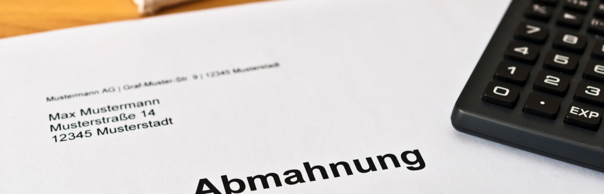Abmahnung